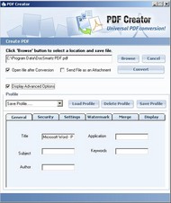 Docsmartz PDF Creator screenshot